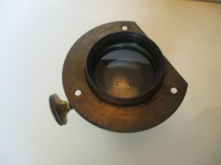 Antique Brass Camera Lens,  
