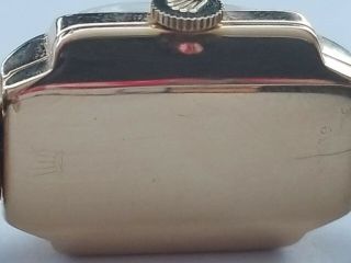Ladies Vintage 18k Yellow Gold Rolex Watch w/ Green Rope Bracelet & appraisal 5
