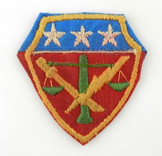 Wwii Us Army Japan Military Trials Staff Patch Military Badge T70c6