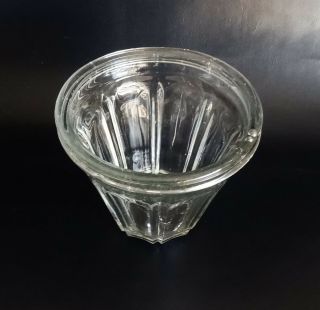 Very Large French Antique Conical Glass Jam/preserves Jar