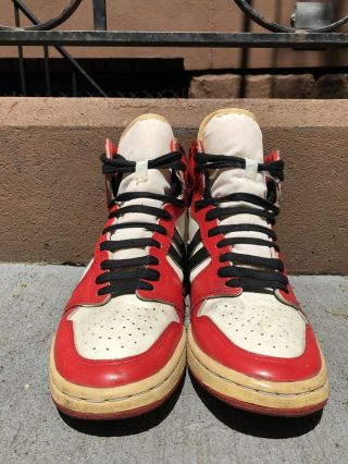 Astro Air Jordan Hi I 1 White Red Black OG 1985 Chicago Nike 2