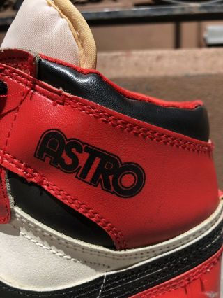 Astro Air Jordan Hi I 1 White Red Black OG 1985 Chicago Nike 5