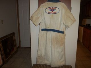 " Rare " Early Dodge Chicago Aircraft Plant Mechanics Shop Overcoat,  Size 44