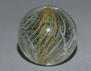 Vintage Marbles Heavy Caged Solid Core H/u 11/16 " - 18.  8mm