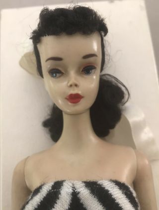 Vintage Barbie Number 3 Brunette With Accessories 2