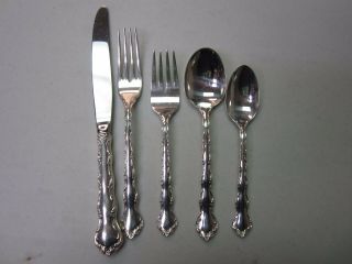 Reed And Barton Tara 5 Piece Place Setting Service For 8 Plus Serving Piece