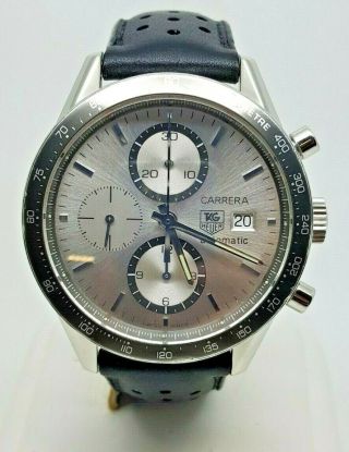 Tag Heuer Carrera Gents Automatic Chronograph Watch - Boxed (14367ct)