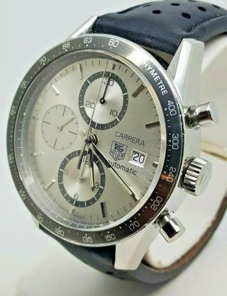 Tag Heuer Carrera Gents Automatic Chronograph Watch - Boxed (14367CT) 4