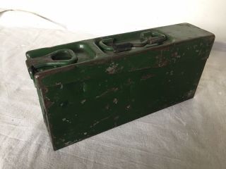 Ww2 German Metal Green Ammo Box 1940