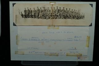 Ww1 Canadian Cef 39th Battalion & Named Photo