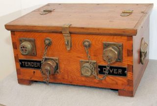 Antique Andrew J Morse & Son Underwater Diver Telephone Box Unrestored