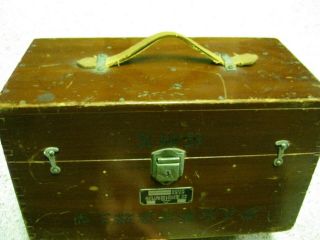 Wwii Japanese Army Or Marine Wood Equipment Box Wwii U.  S.  Soldier Souvenir