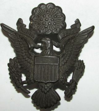 Ww1 Officers Hat Badge United States Army Air Service Military Badge Pin