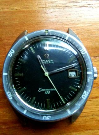 Vintage Watch Omega Automatic Seamaster 120 Running Well Ref 166.  027 36 Mm
