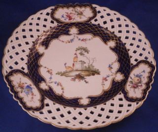 Antique 18thc Den Haag Porcelain Bird Scene Plate Porselein Hague Tournai Scenic