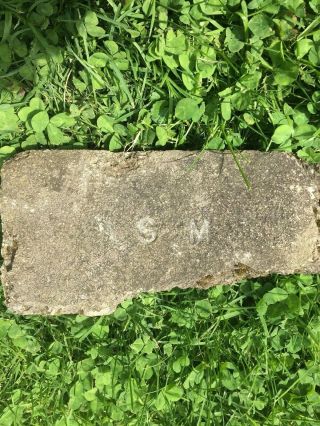 Rare Antique Brick Labeled “s M” Sibley - Minge Co Hard Find