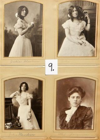 Antique Album of 101 Cabinet Cards Famous Actresses & Actors Most Identified 5
