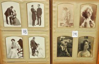 Antique Album of 101 Cabinet Cards Famous Actresses & Actors Most Identified 8