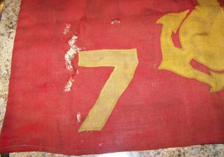 WWII USMC FLEET MARINES FORCE UNIT BANNER FLAG 7TH FMF 3 - HQ MARINE CORP 4