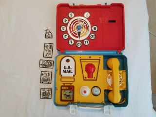 Mattel - Go Play - Vintage 1965 Learning Toy Rare W/ Case Missing A Couple Pice