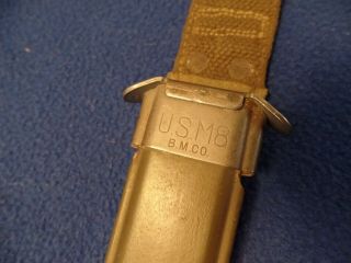 M8 1st.  Model Scabbard For the M3 Knife and 3