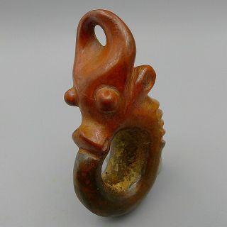 Pendants Exorcise Evil Spirit Natural Old Cinnabar Hand Carved Mythical Animals