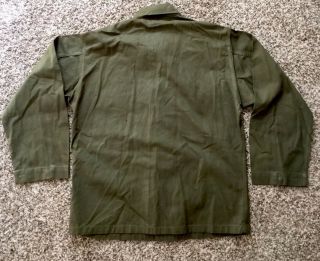 Vtg WWII US Army Military HBT Twill Trousers Utility Combat Shirt Jacket 40 3