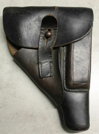 Orig.  Ww2 German Polizei Walther Pp Leather Holster