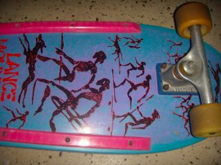 Vintage 80`s Powell Peralta Lance Mountain complete skateboard VENTURE CROSS BON 9