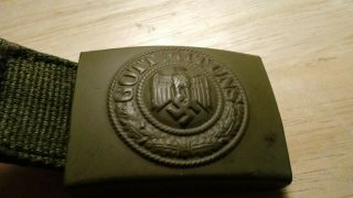 WORLD WAR II GERMAN BELT BUCKLE 