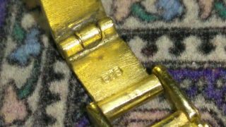 Vintage solid 14k gold le monde windup watch 37.  4 grams 4