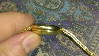 Vintage solid 14k gold le monde windup watch 37.  4 grams 5