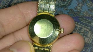 Vintage solid 14k gold le monde windup watch 37.  4 grams 7