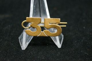 Ww1 Canadian 35th Battalion Cef Brass Shoulder Badge