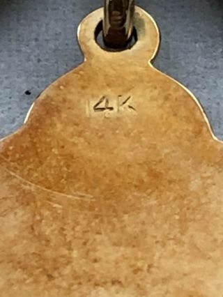 Antique Masonic 14K Past Grand Patron Testimonial Jewel 33.  1 grams with case. 10