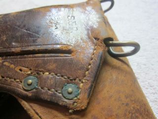 Colt.  45 Holster W.  W.  I M1916 U.  S.  Military S&R Co.  J.  P.  C.  Brown Leather 8