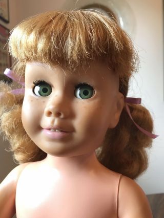1960’s Mattel CANADIAN Chatty Cathy Doll With Rare GREEN Side - Glancing Eyes 5
