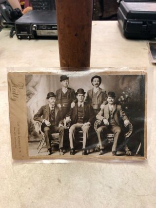 Antique Sundance Wild Bunch Cabinet Card 6 1/2”x4 1/4” Very Rare