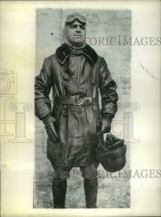 1943 Press Photo York Mayor Fiorello Laguardia As Aviator In World War I