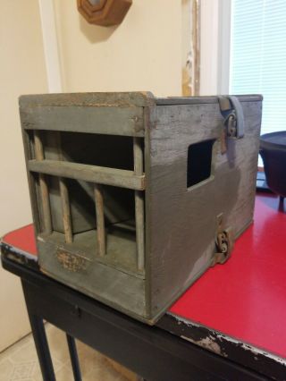 Ww11 Carrier/homing Pigeon Carry Case For 2 Birds - Transport - - United States