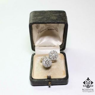 Antique Edwardian 18K Gold 1.  2ct.  Diamond Ring 8