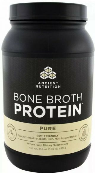 Ancient Nutrition Bone Broth Protein - Pure 890g 34.  1oz