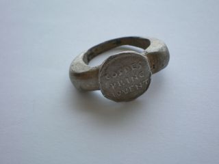 VERY VERY Rare Ancient ROMAN LEGIONARY SILVER RING 6