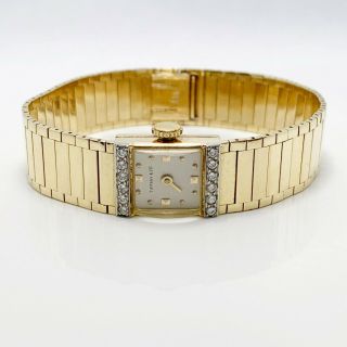 Vintage 14k Gold Tiffany & Co Diamond Ladies Watch (2151d)