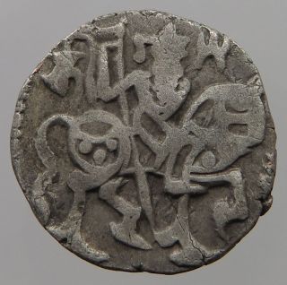 Ancient India Samanta Deva Silver Drachm Oy 229