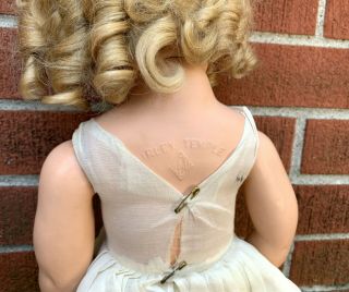 VINTAGE ORIG.  IDEAL SHIRLEY TEMPLE COMPO DOLL IN LITTLE COLONEL DRESS 22 