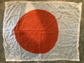 Ww2 Wwii Japanese Military Silk Flag Vintage Army Navy