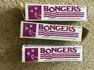 Bulk Buy 3 Pack Official " Bongers " Ancient Percussion Massage Tool (pair)