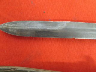 WWII US M - 3 case marked fighting knife with US M8A1 scabbard. 6