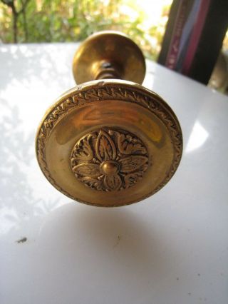 Antique Victorian Eastlake Ornate Brass / Bronze Door Knob